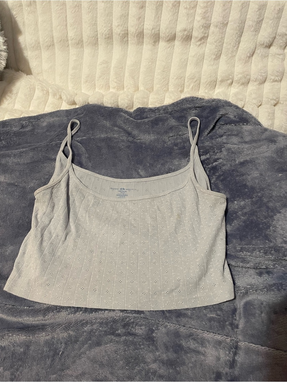 brandy melville light blue knit cami in a US S !!!